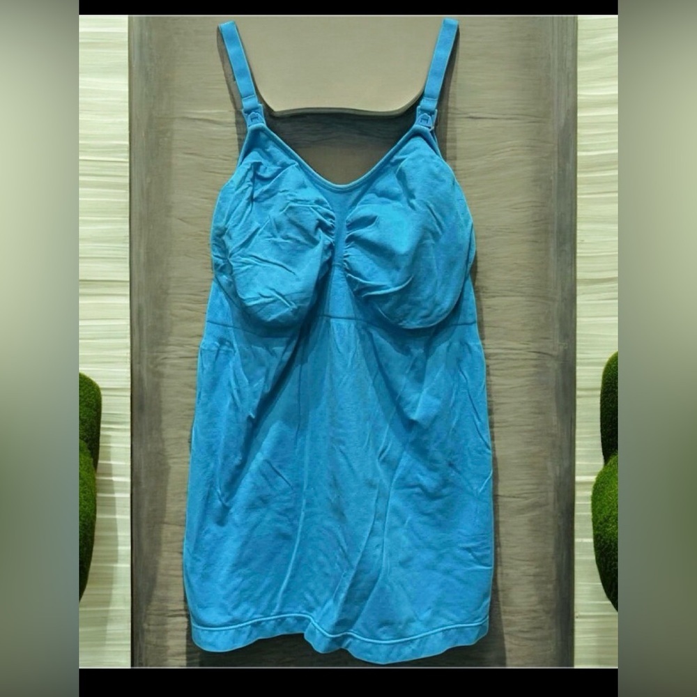 Nursing tank top Blue Sleeveless Top XL